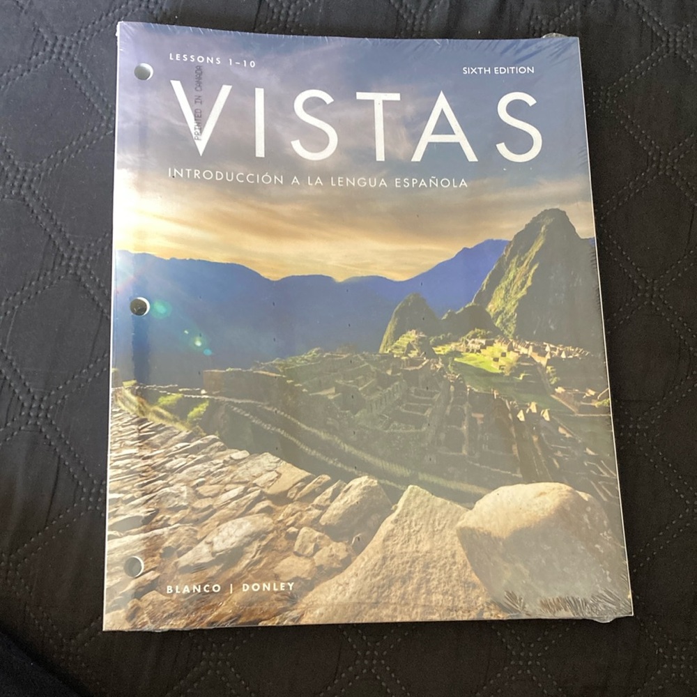 Vistas Sixth Edition Textbook